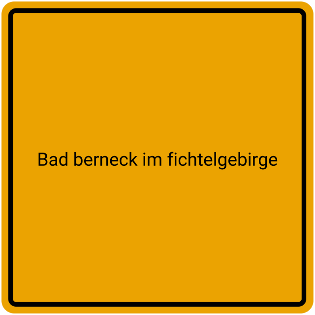 Meldebestätigung Bad Berneck im Fichtelgebirge